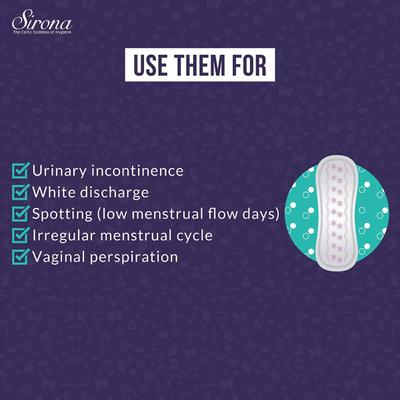 Sirona Small Panty Liners (Pack of 2 x 30's) - Panty Liners