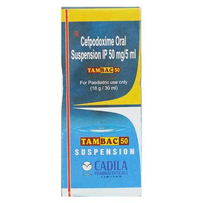 Tambac 50mg Syrup 30ml - Bacterial Infections-Cep