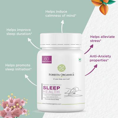 Foresta Organics Sleep Health Vegan Capsule 60's - Speciality Medicines