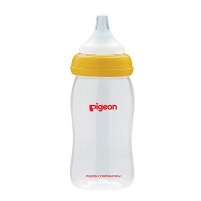 Pigeon Wn Nursing Bottle with Plus Type Nipple - Yellow 240 ml - Feeding & Nursing