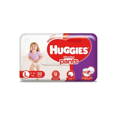 Huggies Wonder Pants Diapers (L) 32's - Diapers & Wipes