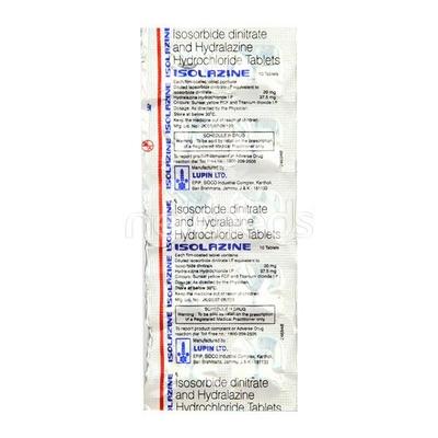 Isolazine Tablet 10'S - Angina