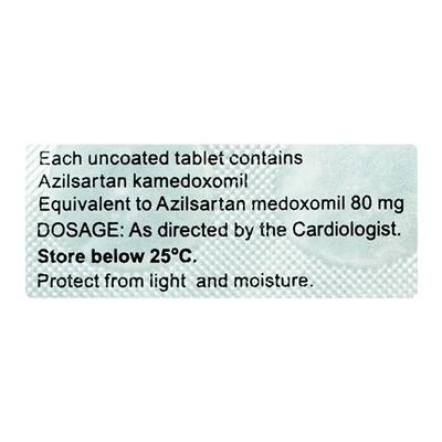 Azilura 80mg Tablet 10'S - Hypertension-Ang