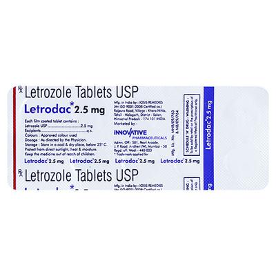 LETRODAC 2.5mg Tablet 10's - Cancer Oncology-Hor