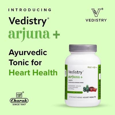 Vedistry Arjuna+ Tablet 60's - Pure Herbs