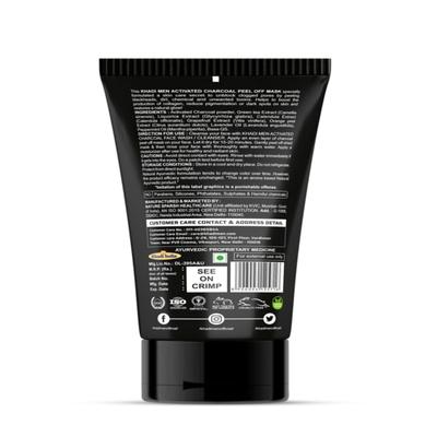 Khadi Men Activated Charcoal Peel Off Mask 100 gm - Personal Care (Ayush)