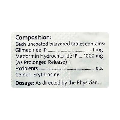 METFAITH G1 FORTE Tablet 10's - Diabetes-Ant