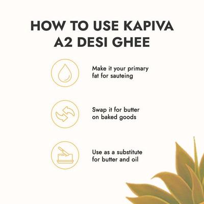 Kapiva A2 Desi Cow Ghee 500 ml - Speciality Medicines