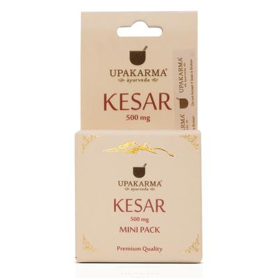 Upakarma Ayurveda Kesar Mini Pack 500 mg - Personal Care (Ayush)
