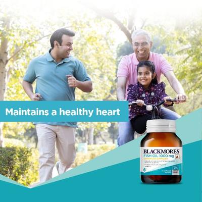 Blackmores Fish Oil 1000 mg Odourless Capsules 30's - Omega Fish Oil Fatty Acids