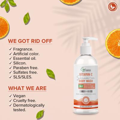 CGG Cosmetics 2% Vitamin C Serum in Body Wash 200 ml - Shower Gels & Body Wash