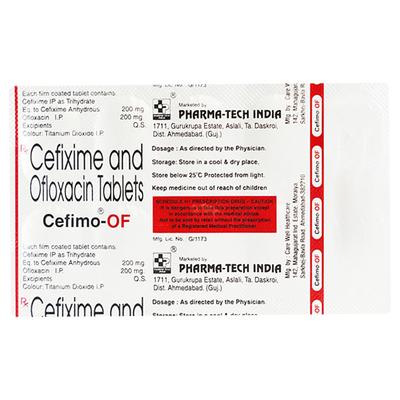 CEFIMO OF Tablet 10's - Bacterial Infections-Cep