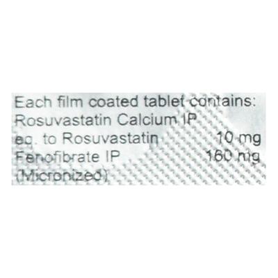 ASTEROS F 160/10mg Tablet 10's - High Cholesterol-Dys