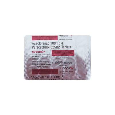 SUCCOR P Tablet 10's - Pain relief-Nsa