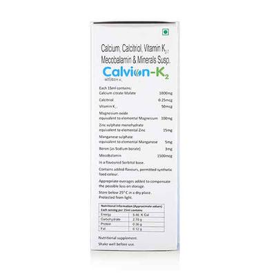 CALVION K2 SUGAR FREE Suspension 200ml - Supplements-Vam