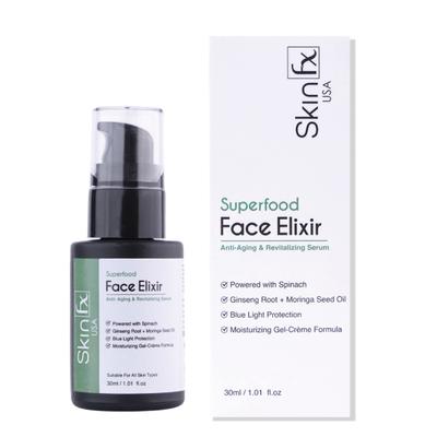 Skin Fx Superfood Face Elixir Serum - Anti - Aging & Revitalizing (Spinach) 30 ml - Face Serum