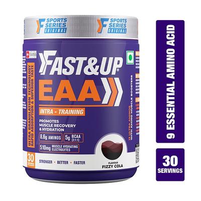 Fast&Up EAA Intra Training Supplement (30 Servings) - Fizzy Cola Flavour 390 g - Workout Essentials