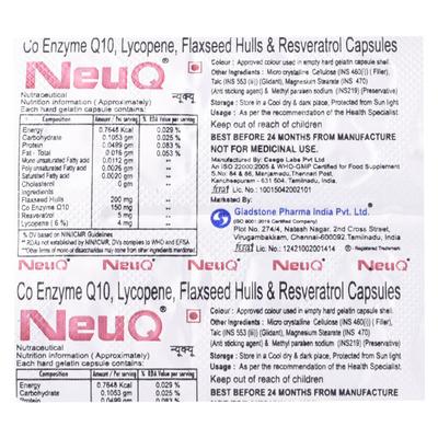 NEUQ Capsule 10's - Supplements-Vam