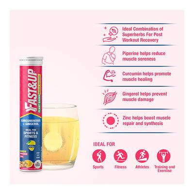 Fast&Up Plant Based Muscle Recoery Tablet - Mango 25's - Workout Essentials