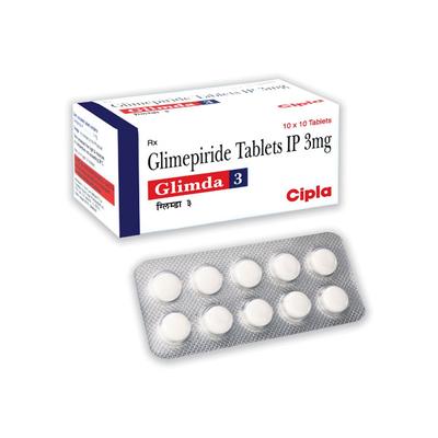 GLIMDA 3 Tablet 10's - Diabetes-Ant