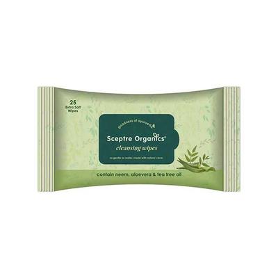 Sceptre Organics Cleansing Wipes 25's - Tissues & Wipes