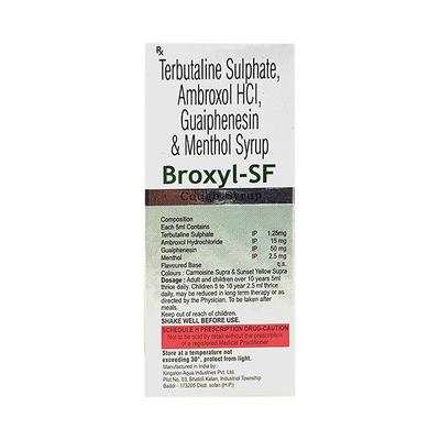 BROXYL SF Cough Syrup 100ml - Cough And Cold-Cou