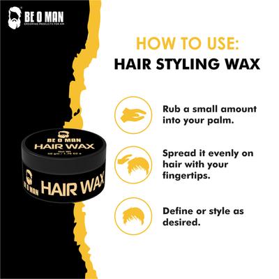 Be O Man Hair Styling Wax 50 gm - Hair Gels & Waxes