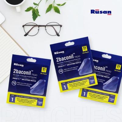 2baconil TTS30 21mg Nicotine Transdermal Patches - Nicotine Patch