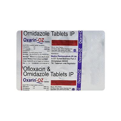 OXARIN OZ Tablet 10's - Bacterial Infections-Qui
