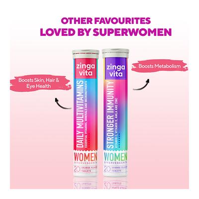 Zingavita Weight Management For Women Effervescent Tablet - Apple Flavour 20's - Weight Loss