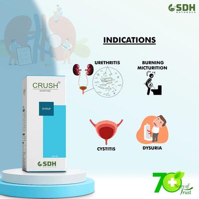 Shree Dhanwantri Herbals Crush Sugar Free Syrup 200 ml - Speciality Medicines