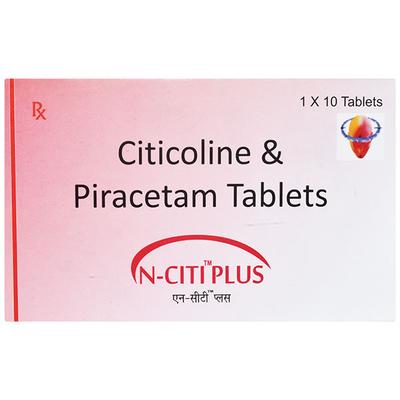 N Citi Plus 500/800mg Tablet 10'S - Alzheimer-Neu