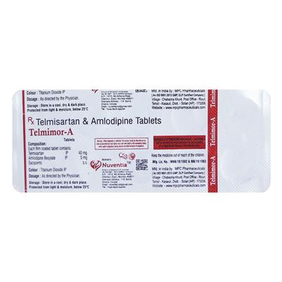 TELMIMOR A Tablet 10's - Hypertension-Ana