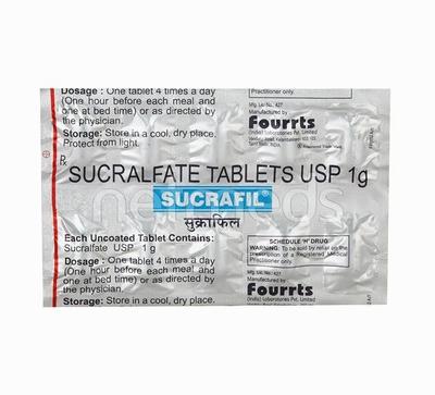 Sucrafil Tablet 10'S - Ulcer/Reflux/Flatulence-Aaa