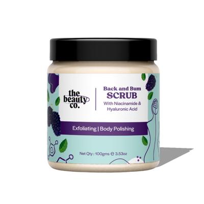 The Beauty Co. Back and Bum Exfoliating Body Polishing Scrub 100 gm - Scrubs & Exfoliants