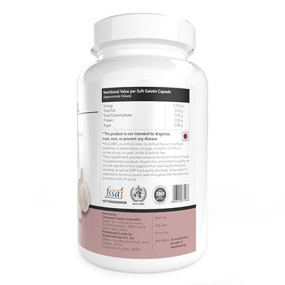 Briyo Garlic Oil Softgel 60's - Herbal Dietary Supplement