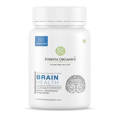 Foresta Organics Brain Health Vegan Capsule 60's - Speciality Medicines