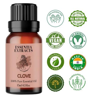 Essentia Extracts Pure Essential Oil - Clove 15 ml - Essential Oils