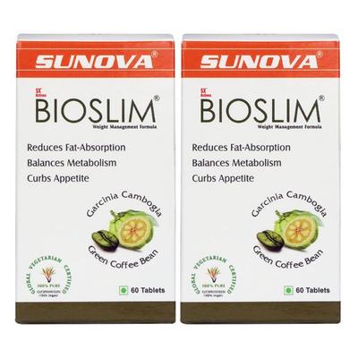 Sunova Bioslim Tablet (Pack of 2 x 60's) 1's - Speciality Medicine
