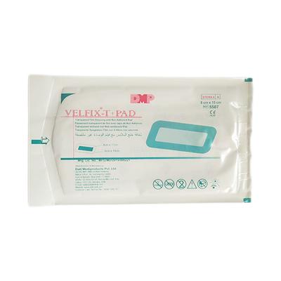 Velfix - T + Pad Transparent Film Dressing With Non Adherent Pad (5507) (8 cm x 15 cm) 1's - Tapes & Films