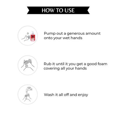 Palmist Skin Care Hand Wash Gel - French Strawberry 500 ml - Hand Wash & Soaps