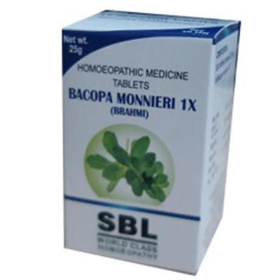 SBL Bacopa Monnieri 1X Tablet 25 gm - Triturations (Homeo Tablets)