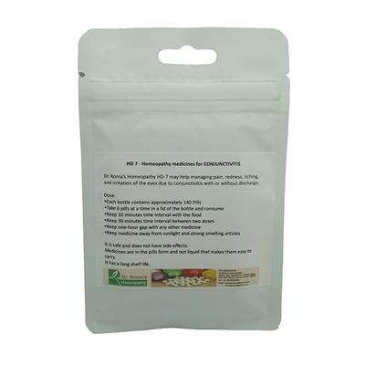 Dr. Roma's HD 7 Conjuctivitis Pills - Pack of 2's - Speciality Medicine