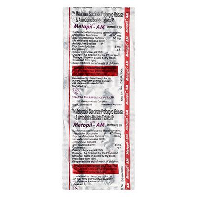 METOPIL AM Tablet 10's - Hypertension-Bet