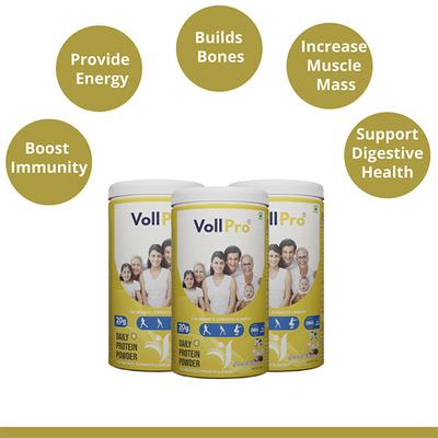 Voll Pro Daily Protein Powder - Chocolate 400 gm - Protein Drink
