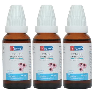 Dr Batra's Homeo+ Immunity Oral Drops (Pack 3 x 30 ml) - Speciality Medicines
