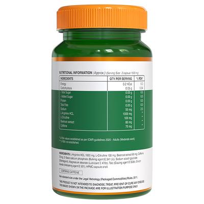 Pure Nutrition L-Arginine Capsules 60's - Amino Acids