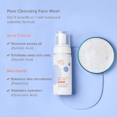 Nua Pore Cleansing Acne Control Face Wash 120 ml - Face Washes