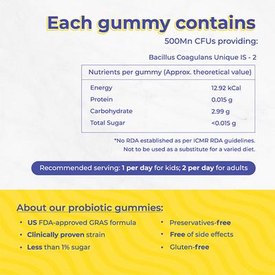 Velbiom Bonatona Probiotic Gummies 30's - Digestive Health