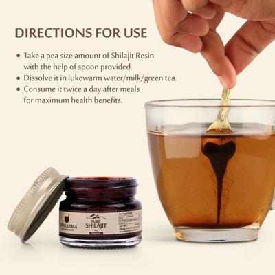 Upakarma Ayurveda Pure Shilajit Resin Form 10 gm - Speciality Medicines